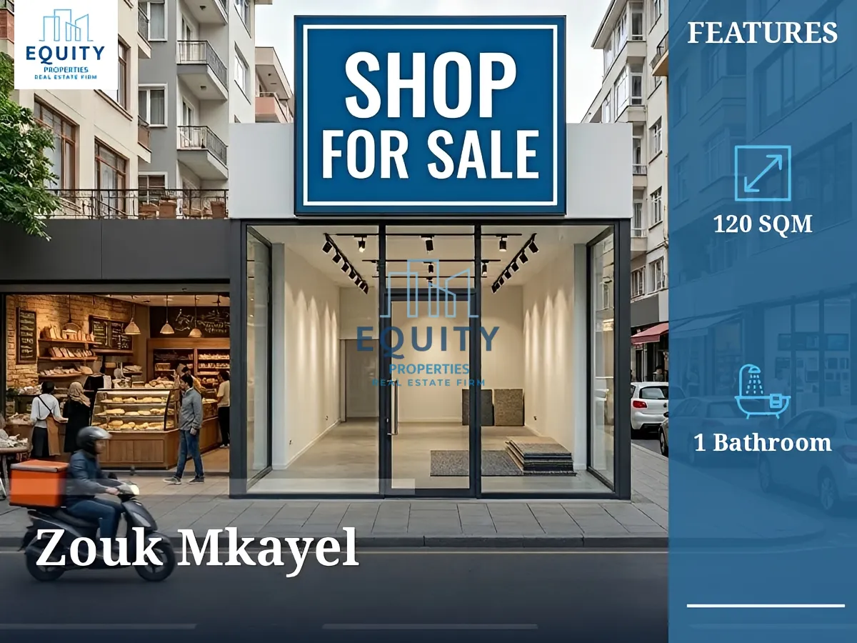 Shop for sale in Zouk Mkayel