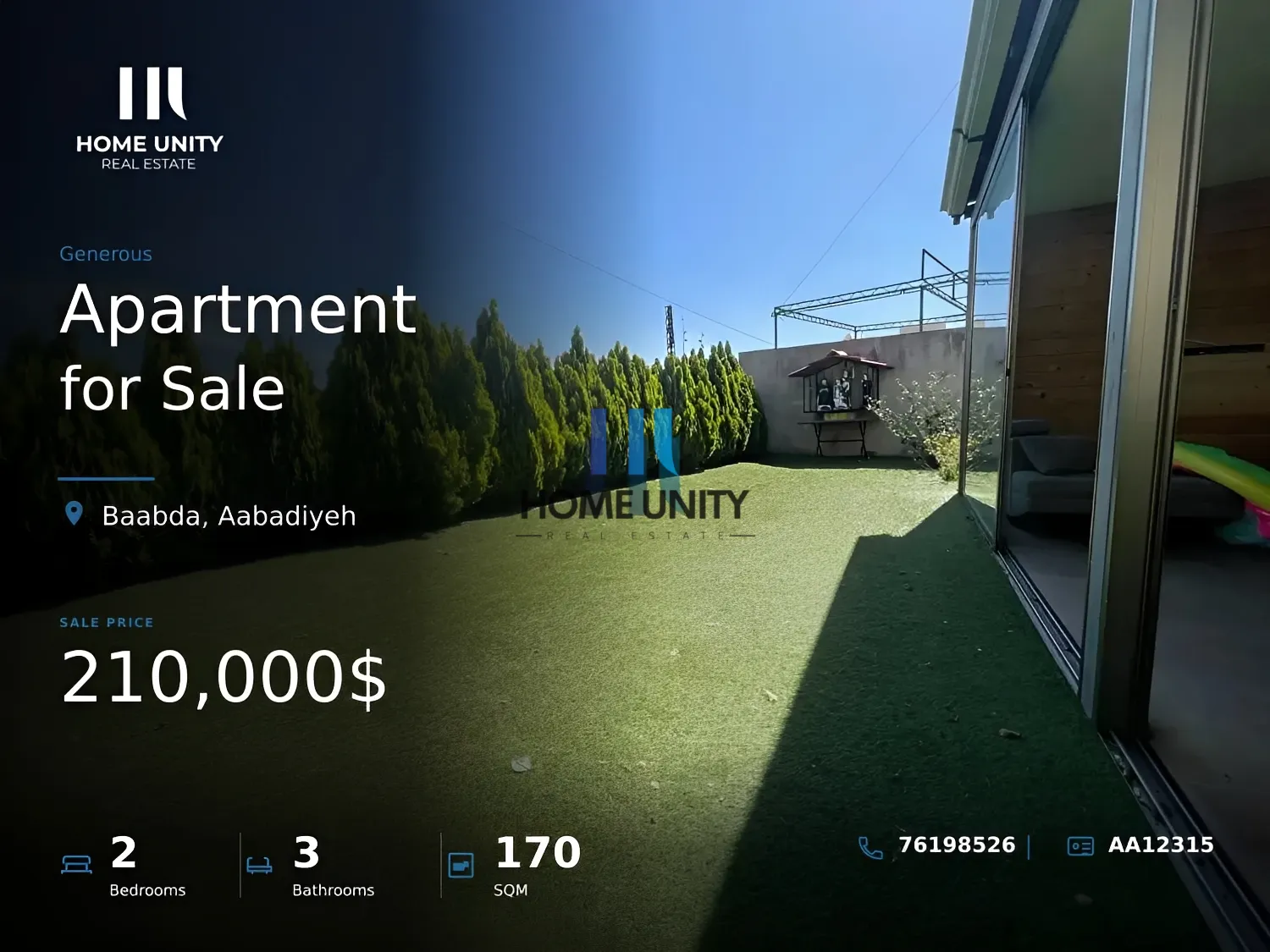Apartment for Sale in Aabadiyeh