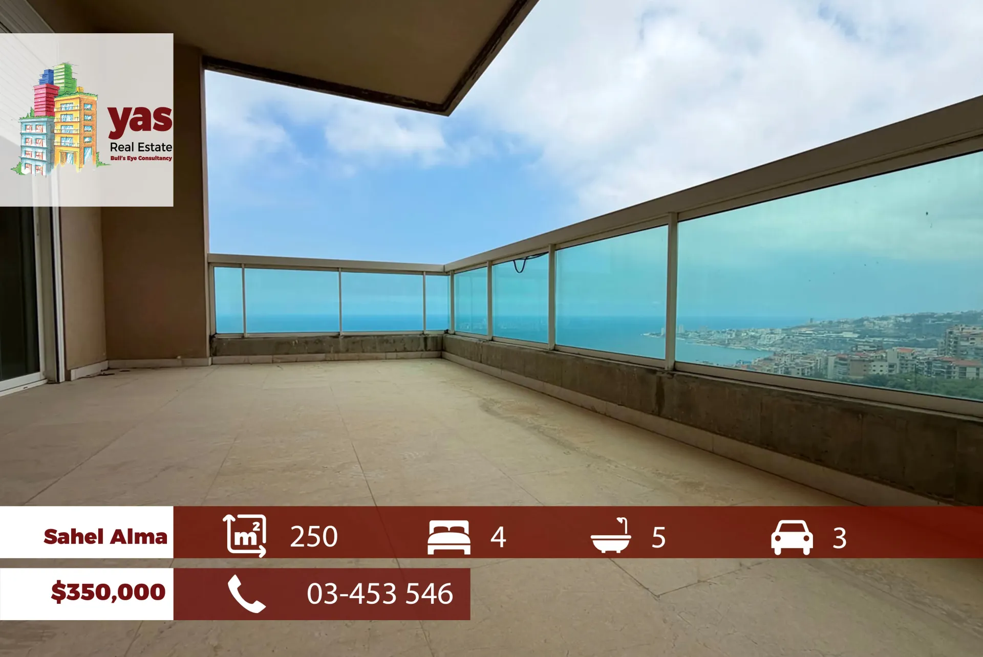 Apartment for Sale in Sahel Alma - 4 bed, 5 bath