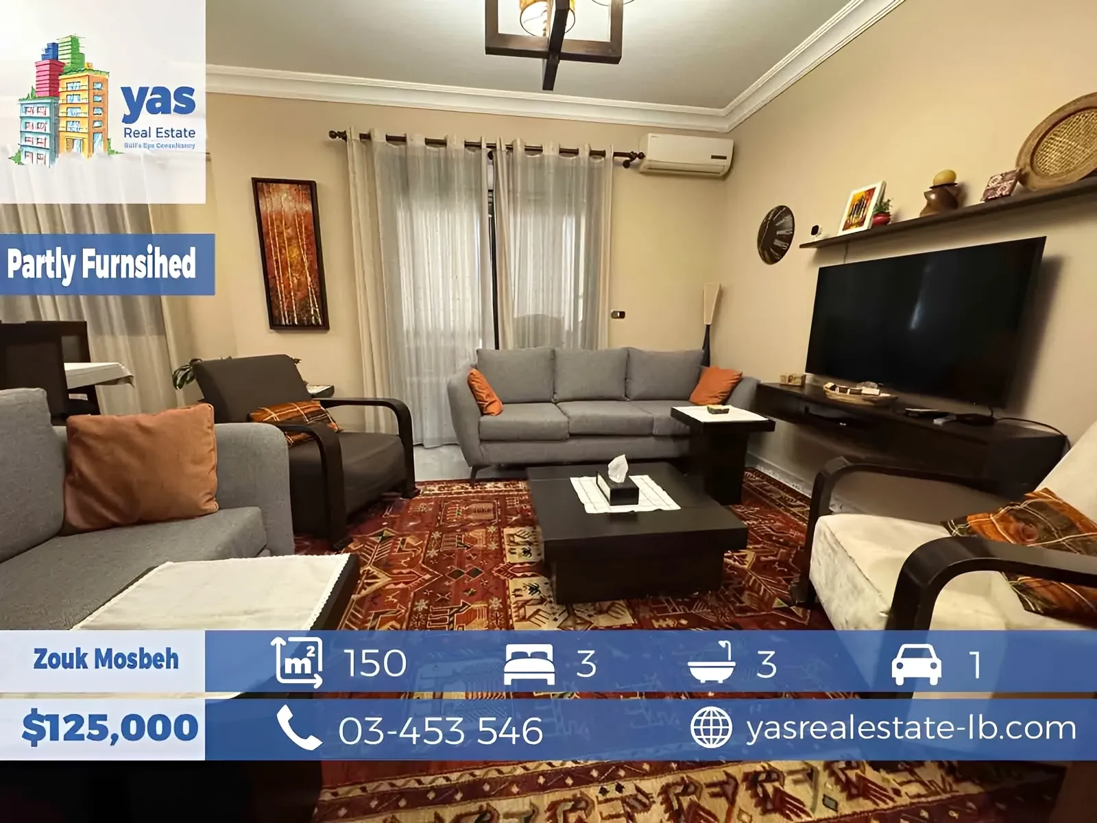 Apartment for Sale in Zouk Mosbeh