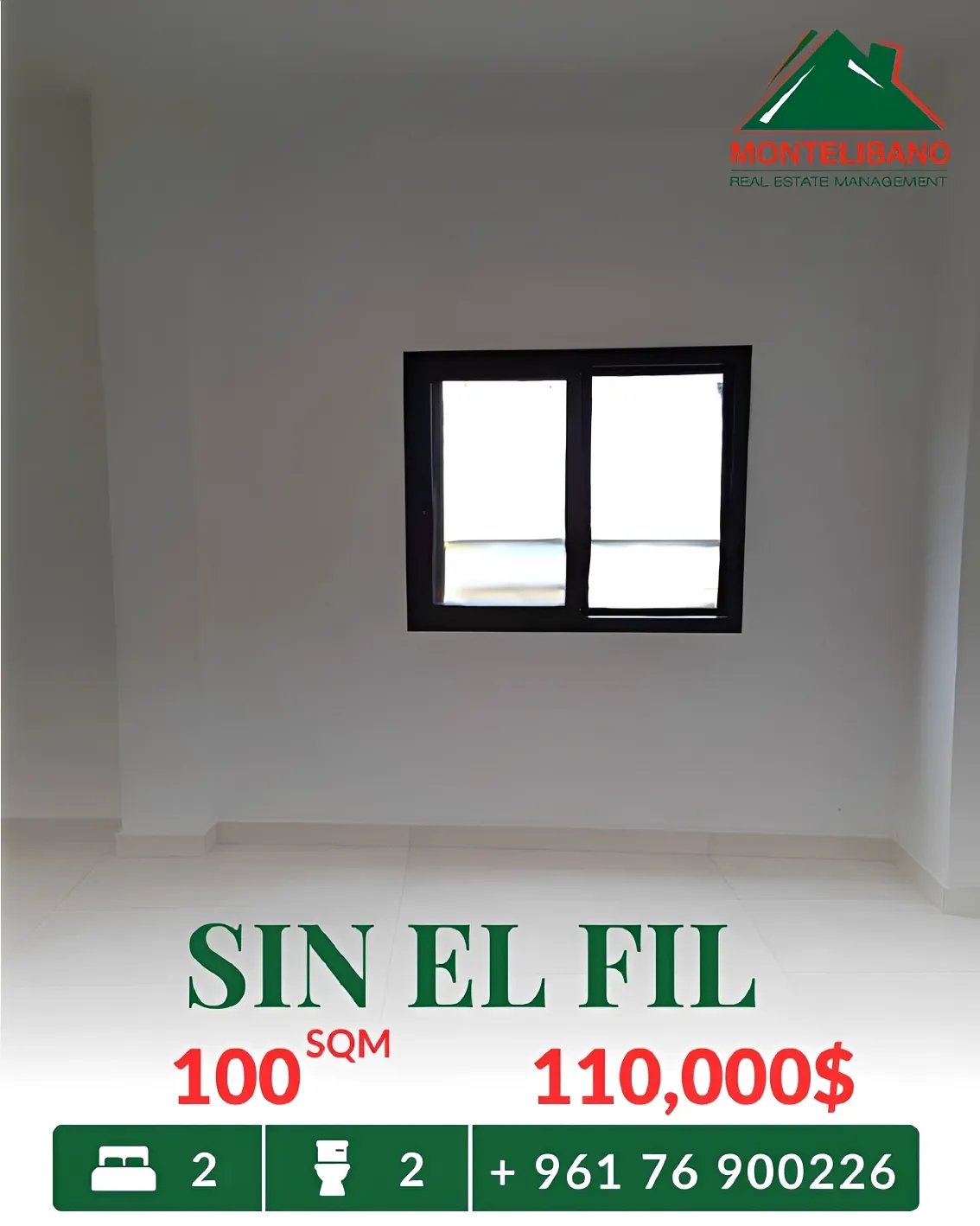 Apartment for sale in Sin El Fil, Lebanon