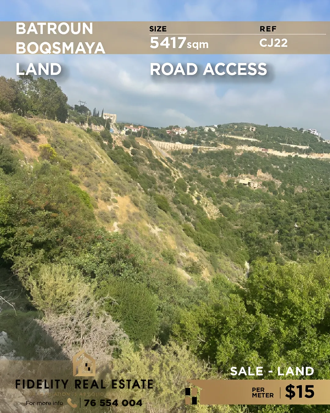 Residential Land for sale in Batroun, Lebanon