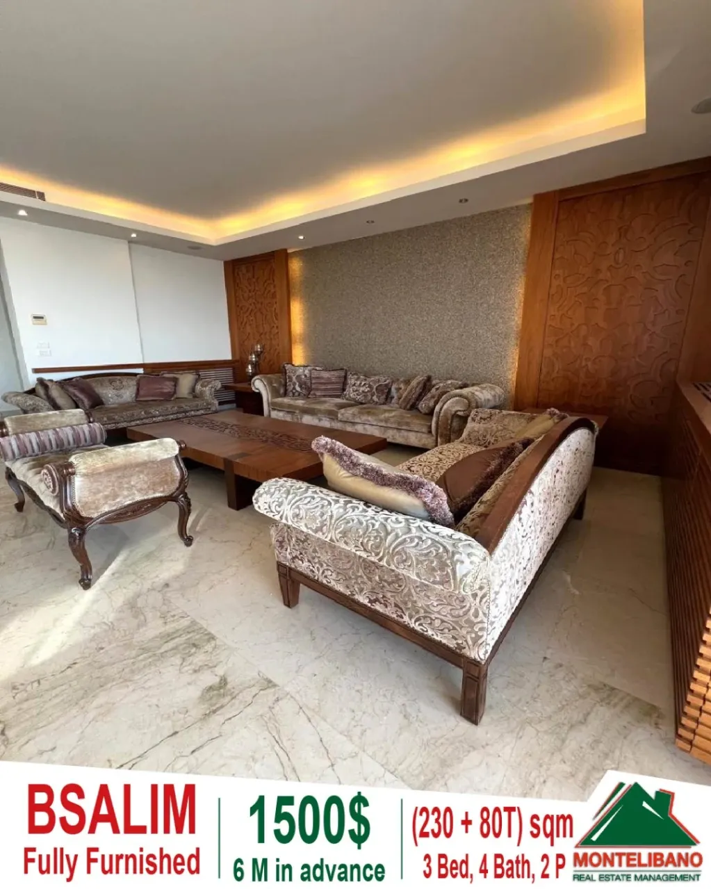 Apartment for rent in Bsalim, Lebanon