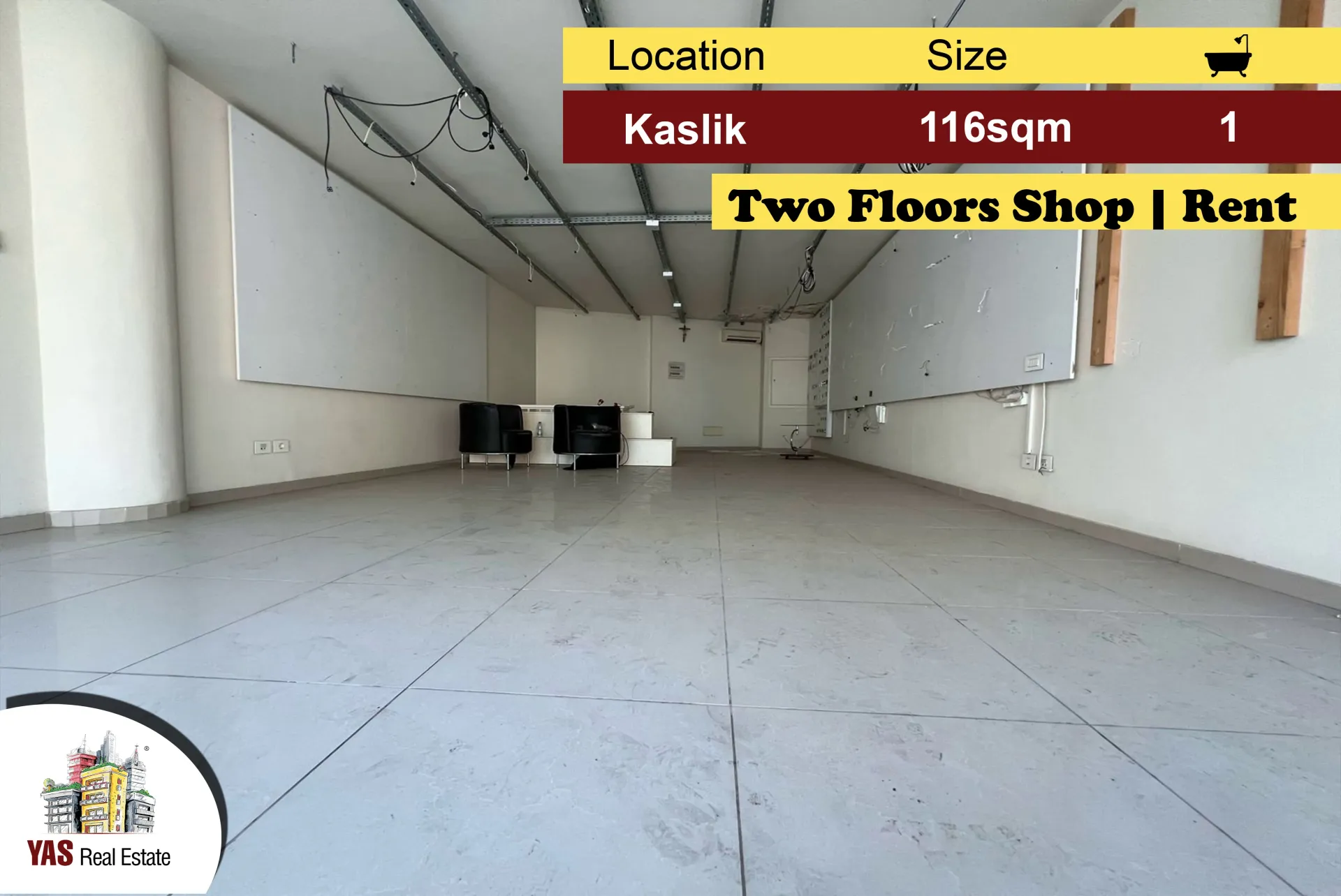 Shop for rent in Kaslik