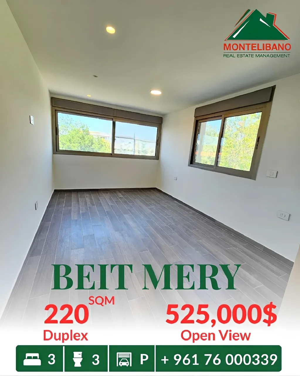 Apartment for sale in Beit Meri, Lebanon