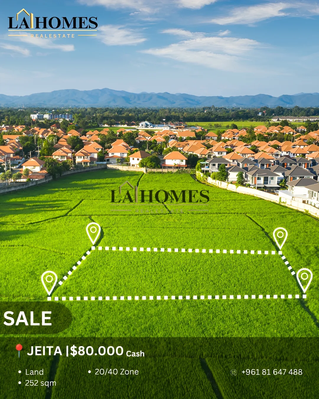 Land for sale in Jeita, lebanon