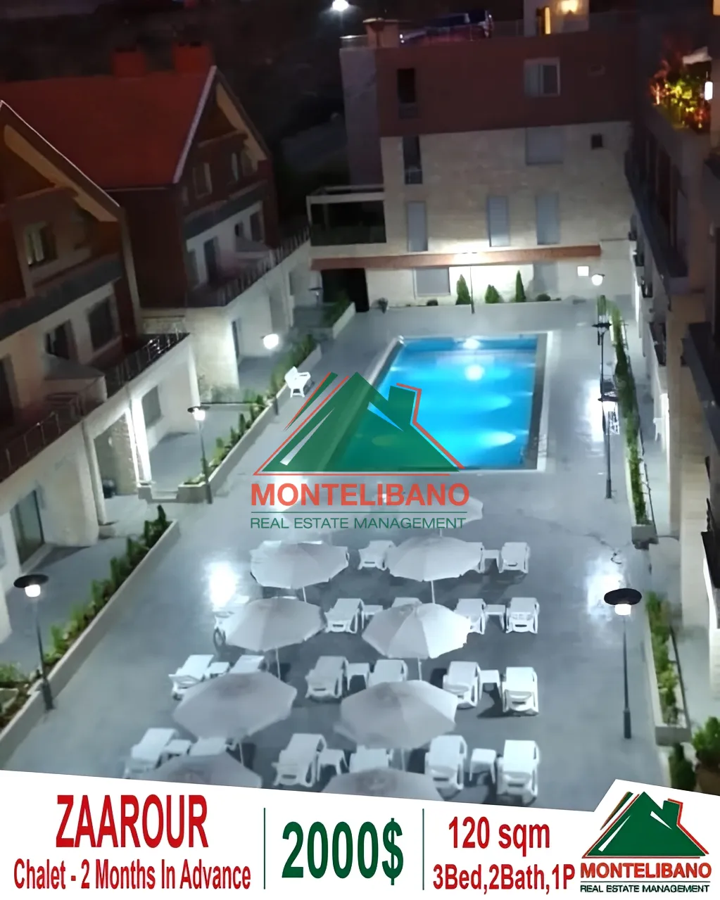 Chalet for rent in Zaarour, Lebanon