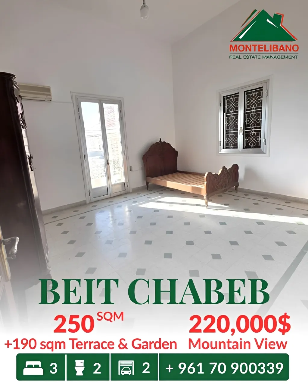 Apartment for sale in Beit Chabeb, Lebanon