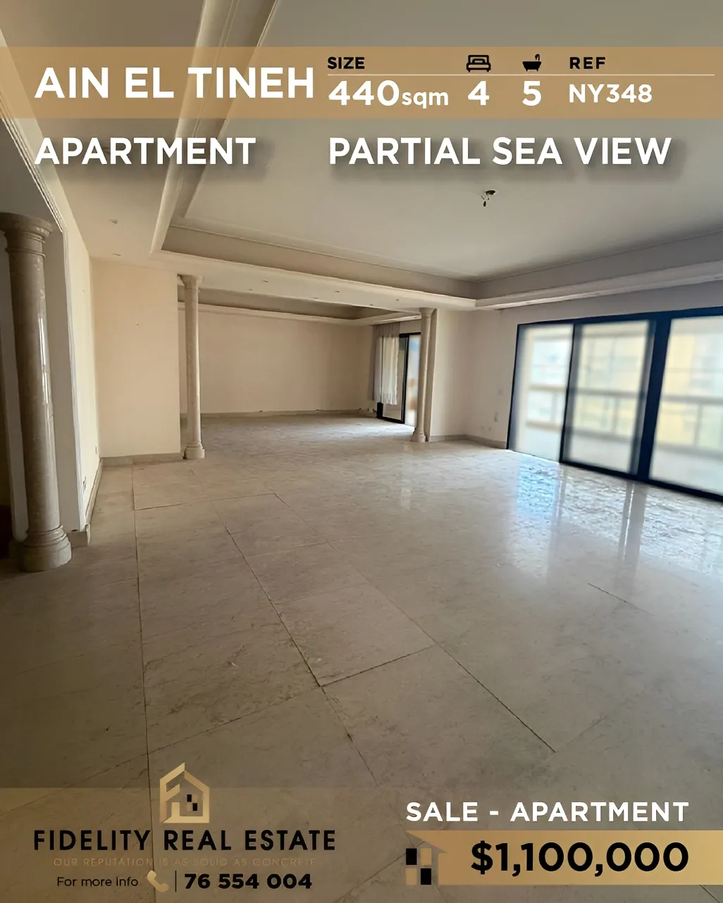 Apartment for sale in Ain El Tineh, Beirut, Lebanon - 4 bed, 5 bath