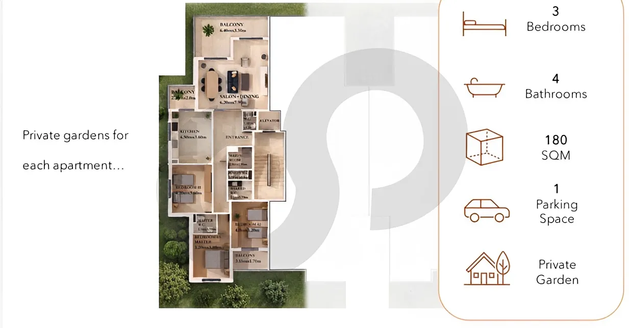 Apartment for Sale in Dawhet el Hoss