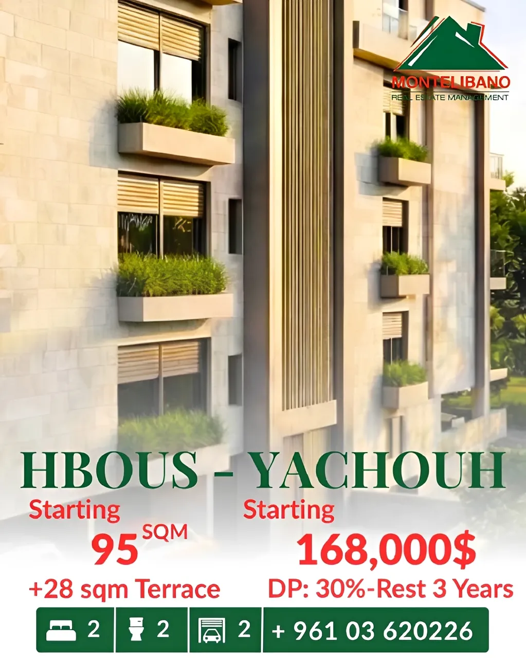 Apartment for sale in Hbous, Lebanon