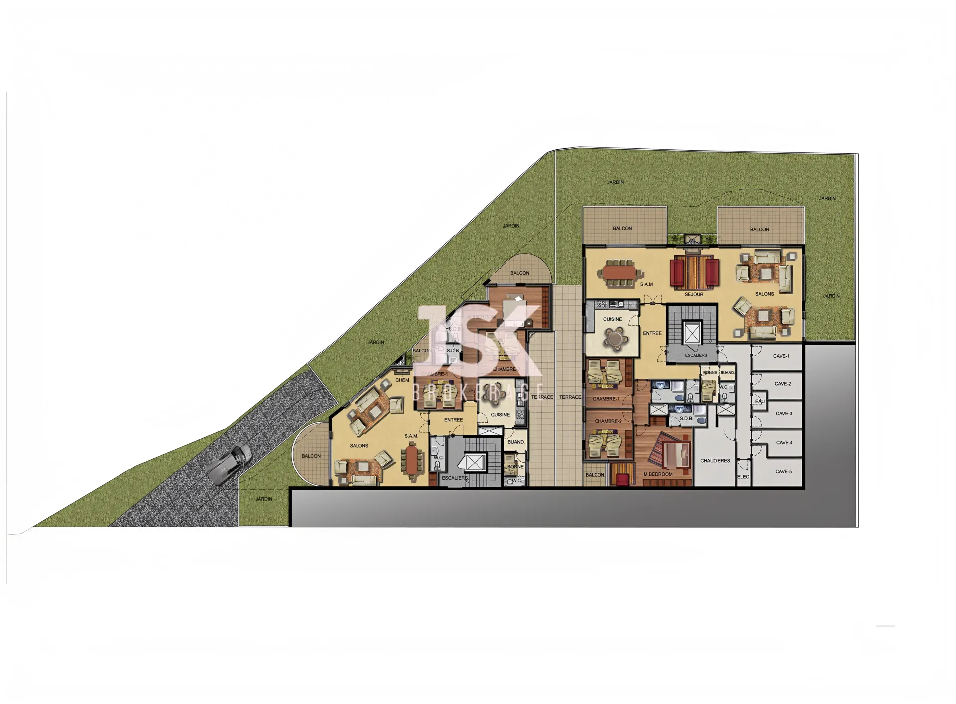 Apartment for Sale in Ballouneh - 3 bed