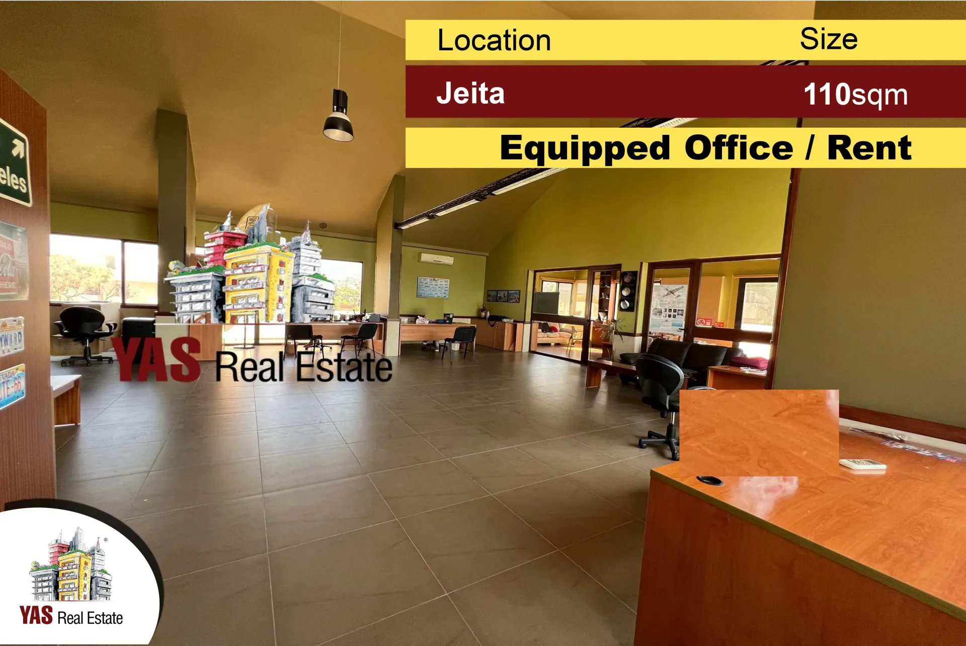 Office for rent in Jeita