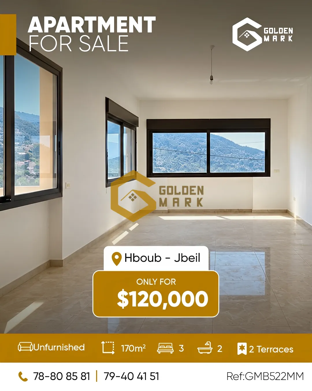 Apartment for Sale in Hboub
