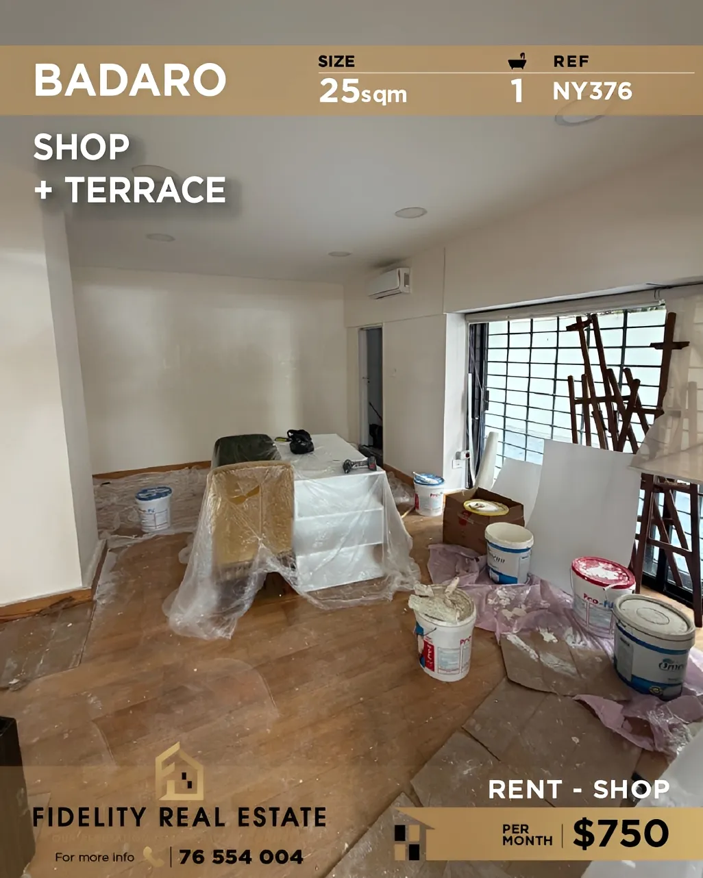 Shop for rent in Badaro, Beirut, Lebanon