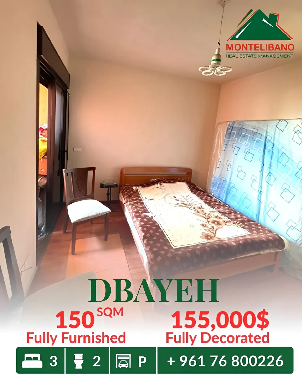 Apartment for sale in Dbayeh
