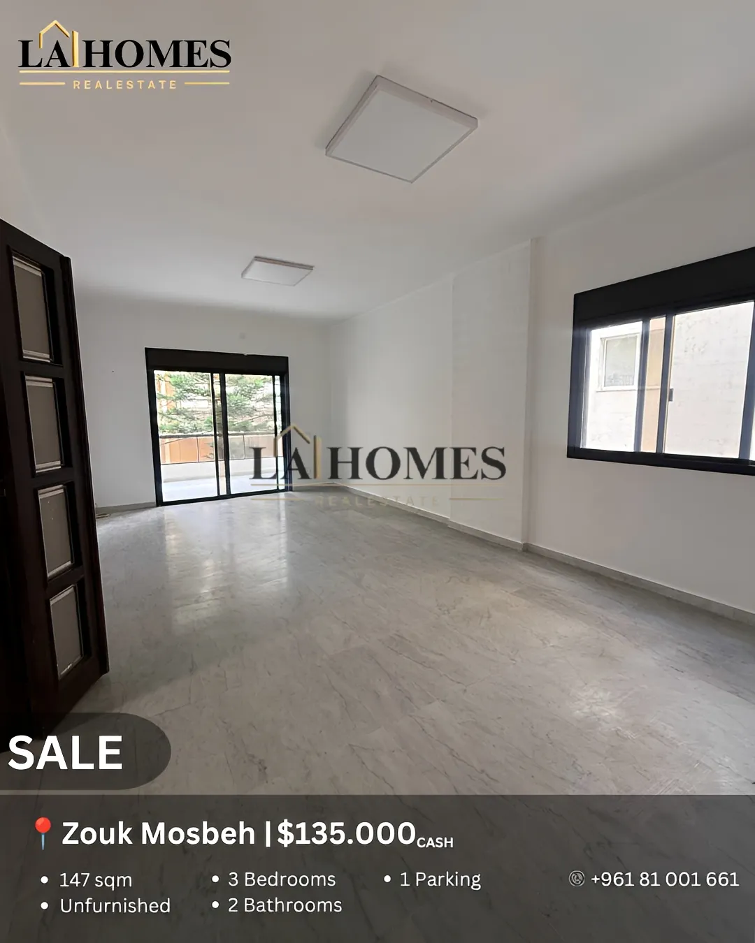 Apartment for sale in Zouk Mosbeh