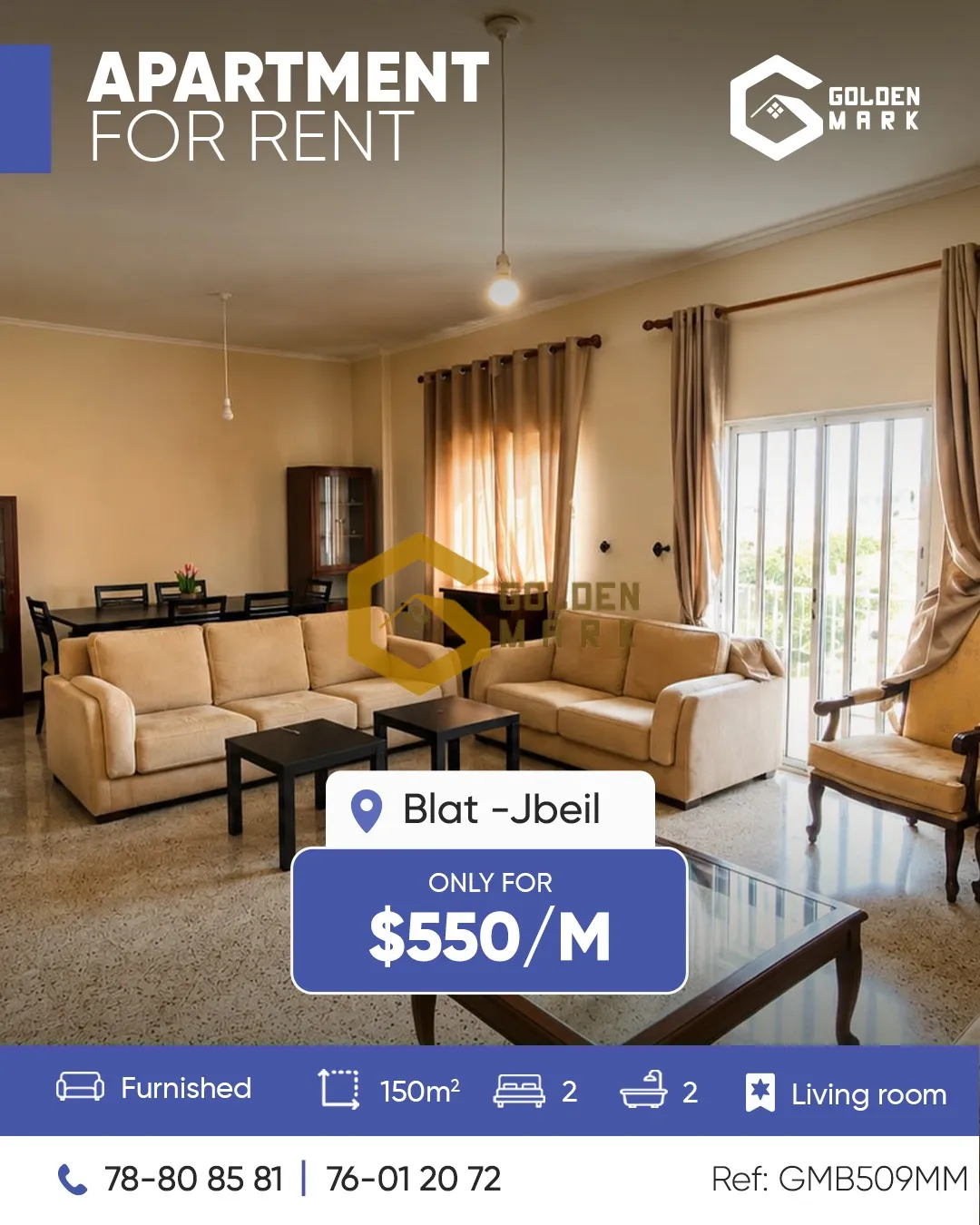 Apartment for Rent in Blat