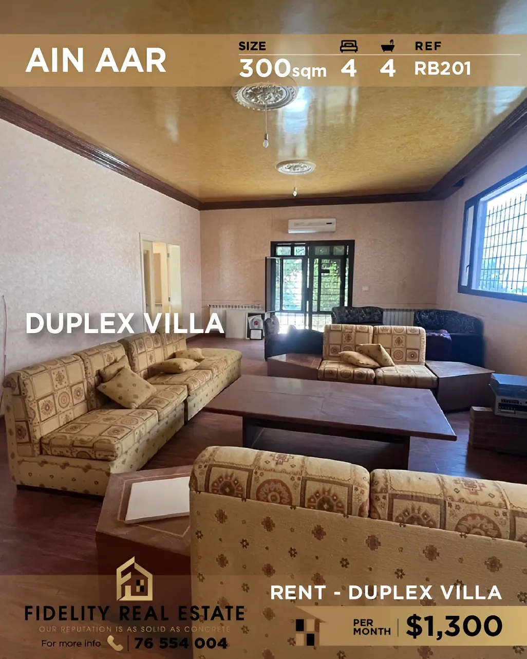 Duplex for rent in Ain Aar, Lebanon - 4 bed, 4 bath