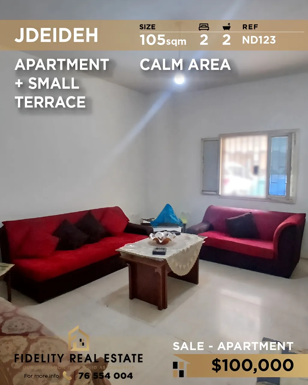 Apartment for sale in Jdeideh, Lebanon