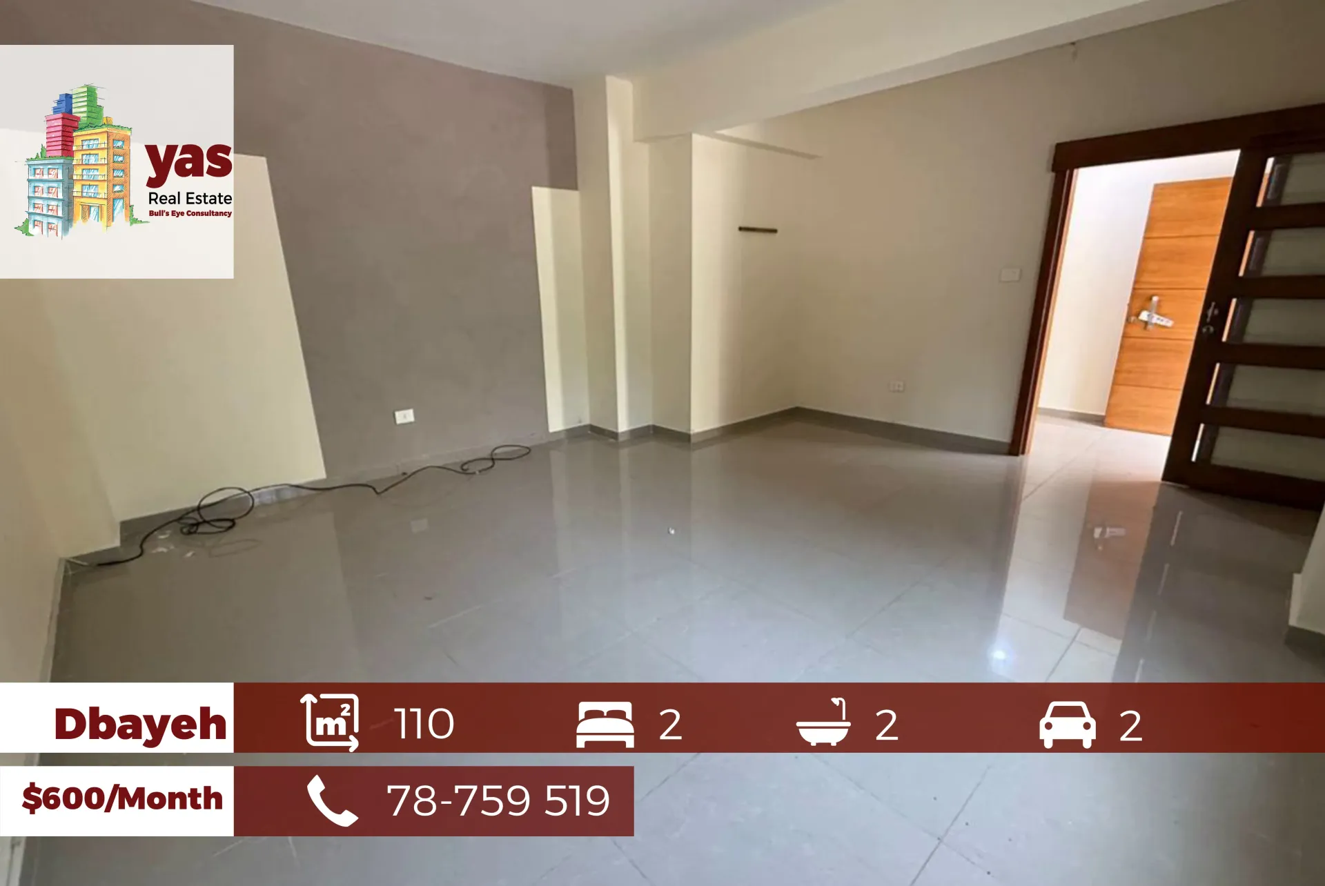 Apartment for Rent in Dbayeh