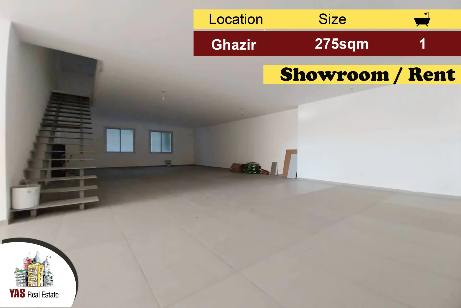 Showroom for Rent in Ghazir