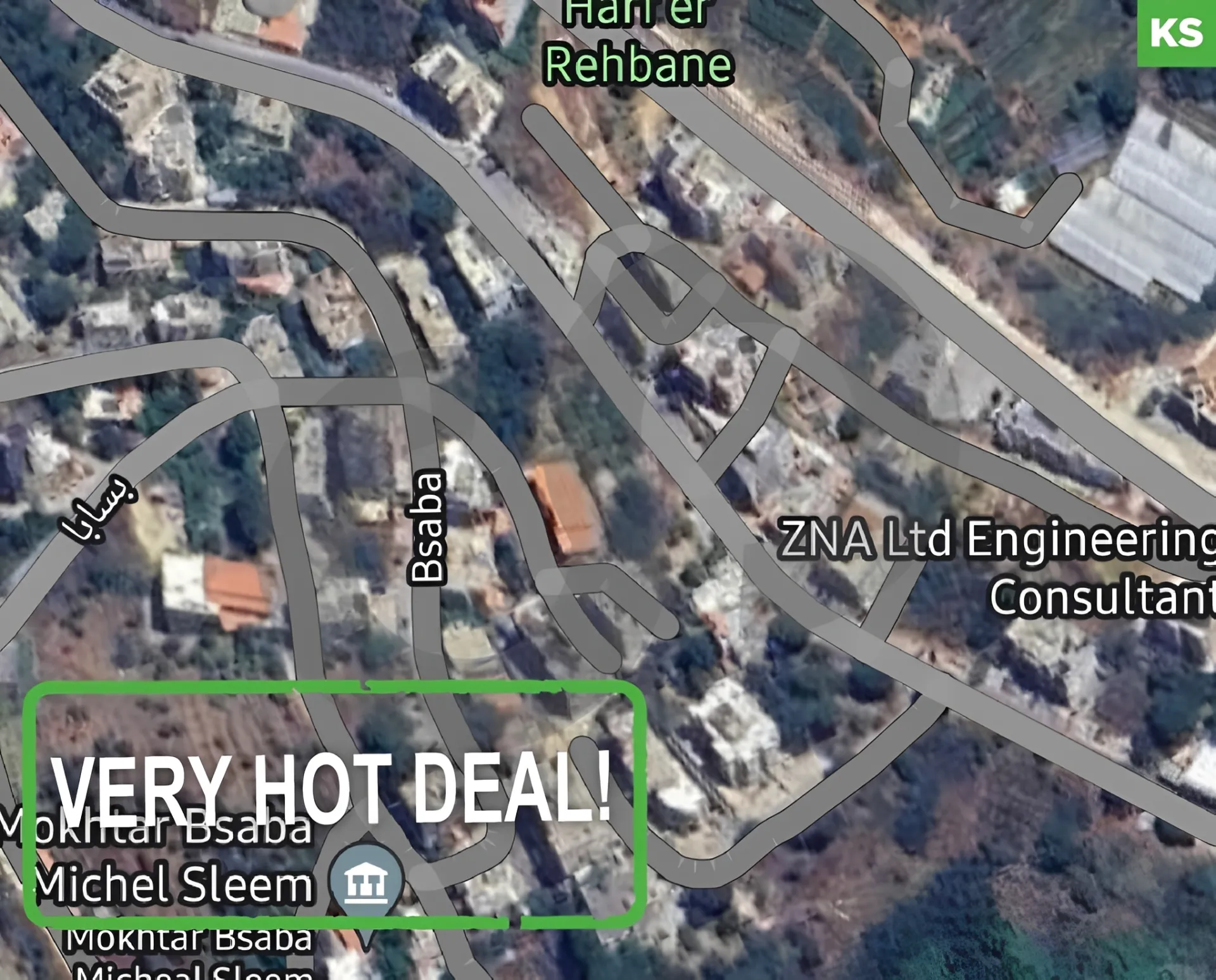 Land for Sale in Kfarshima, Lebanon