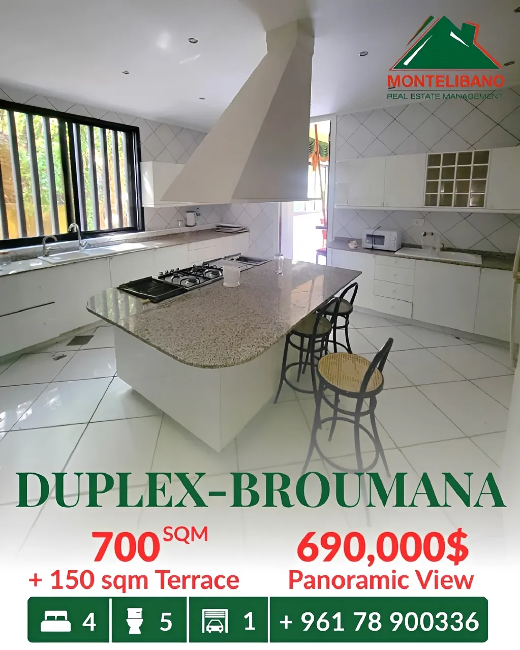 Villa for sale in Broummana, Lebanon