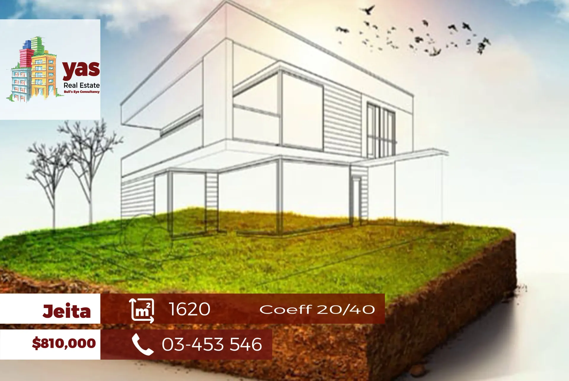 Land for Sale in Jeita