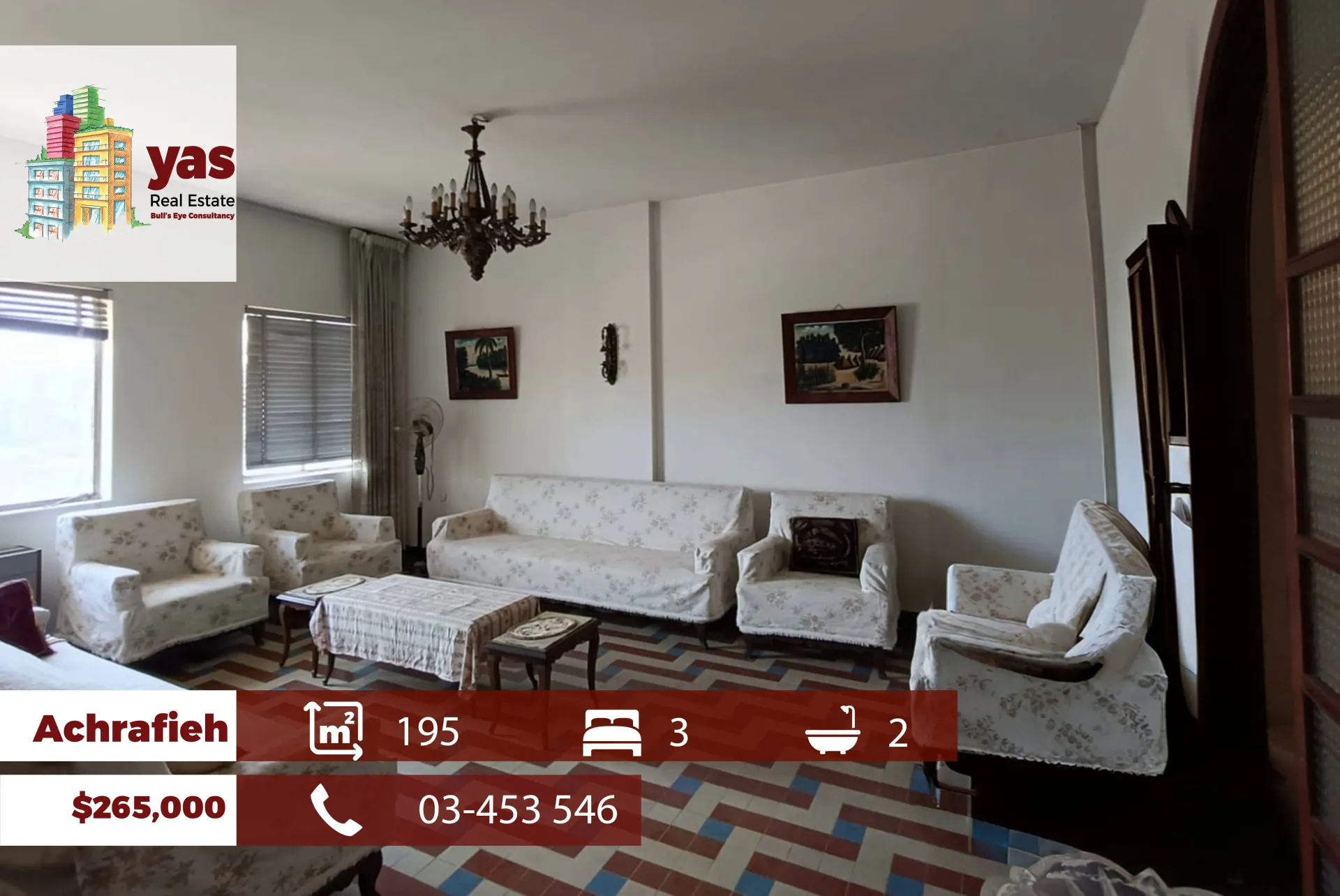 Apartment for Sale in Achrafieh