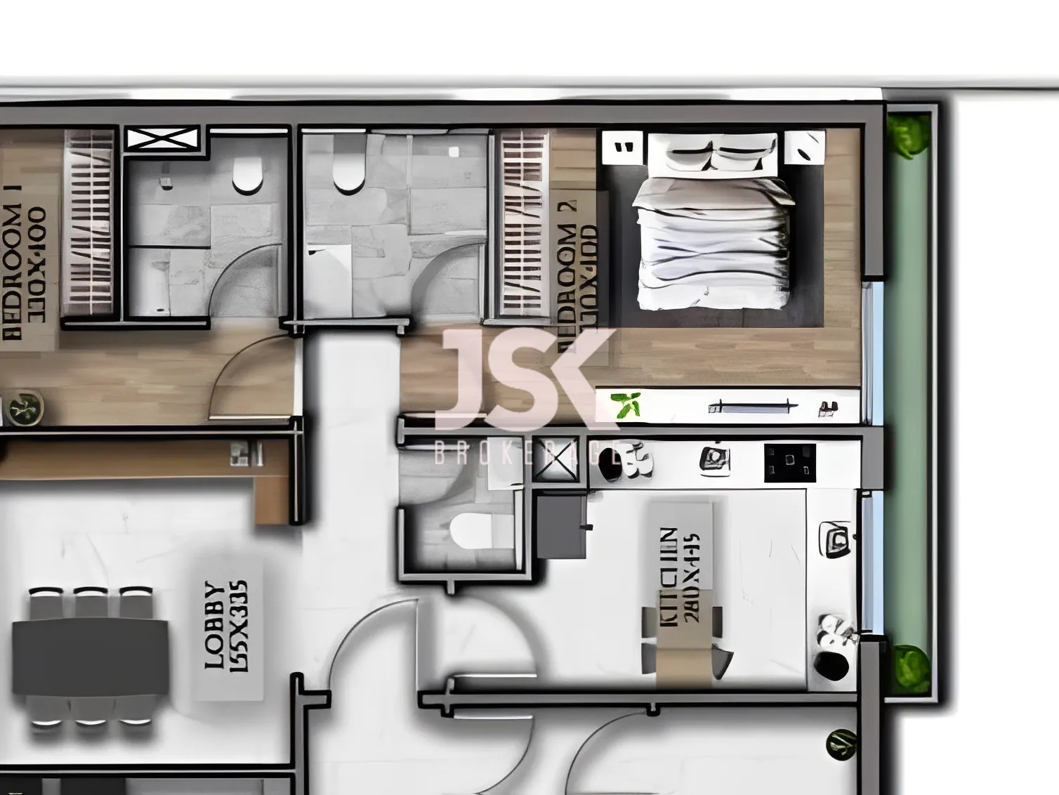 Apartment for Sale in Verdun, Beirut, Lebanon - 2 bed, 3 bath