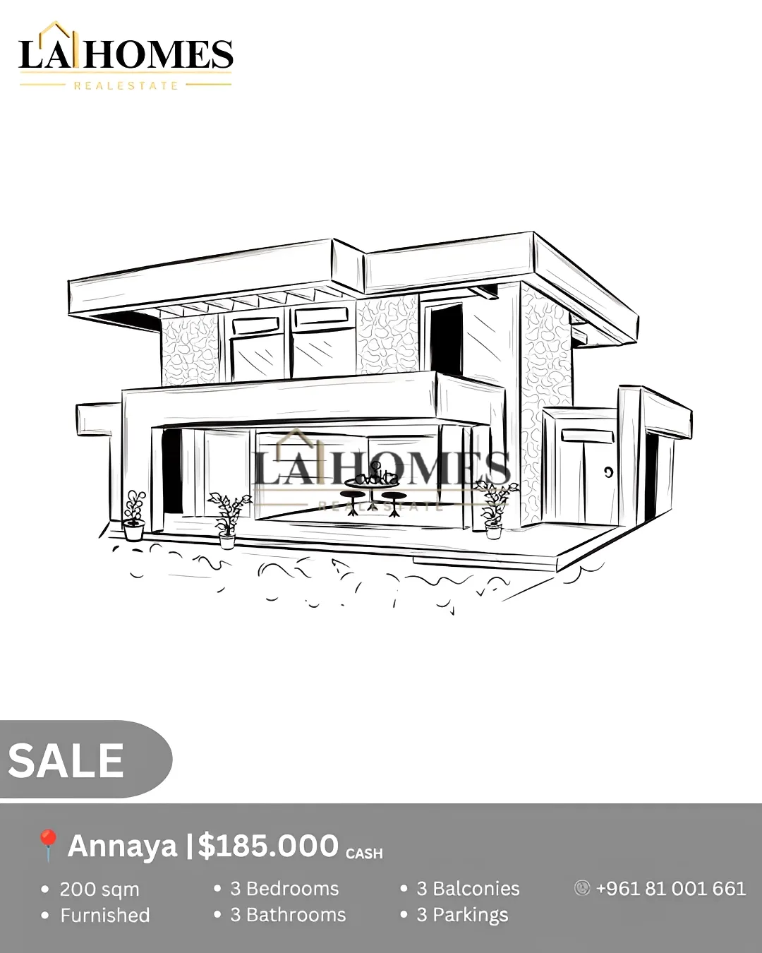 Villa for sale in Annaya, lebanon
