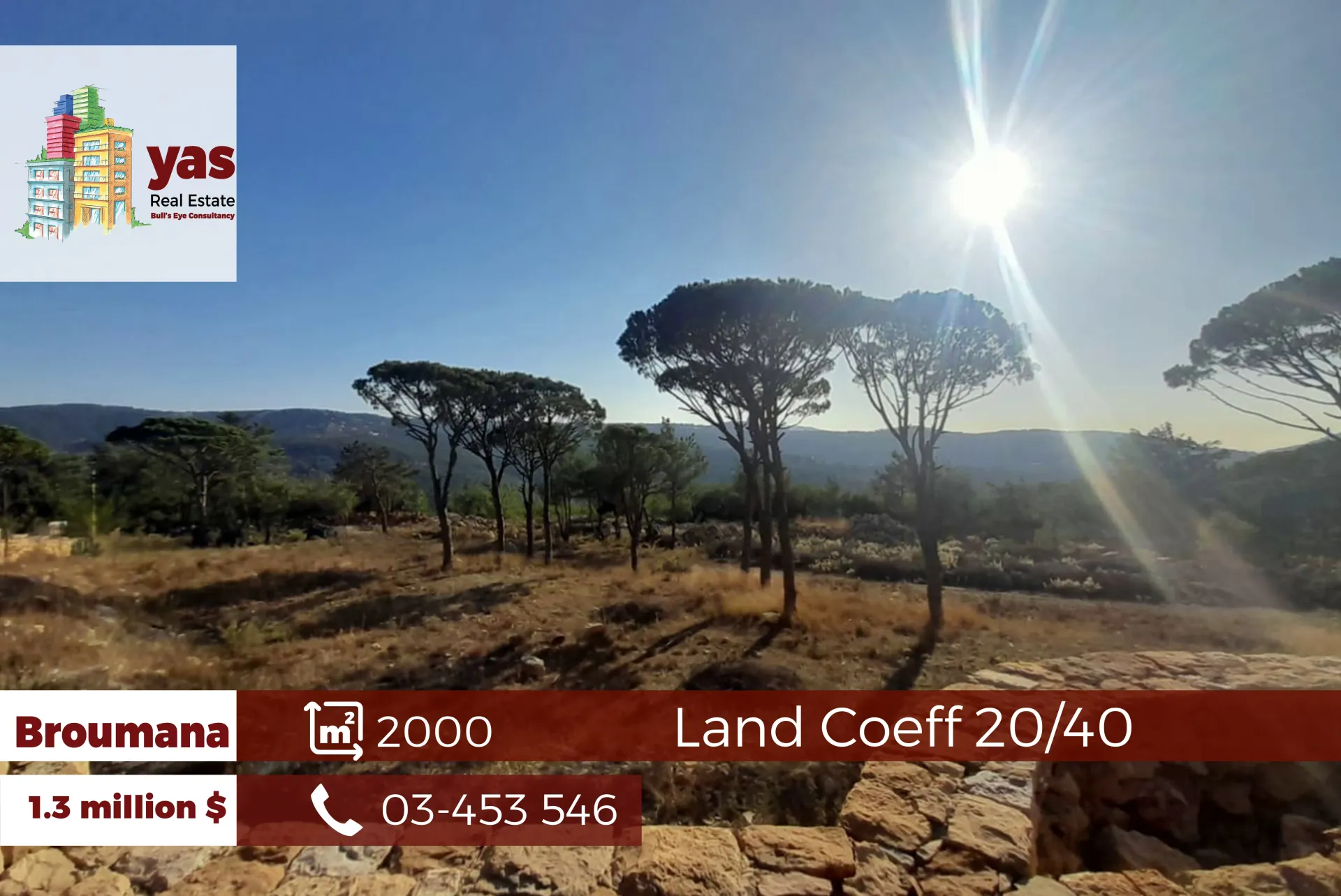 Land for Sale in Broumana