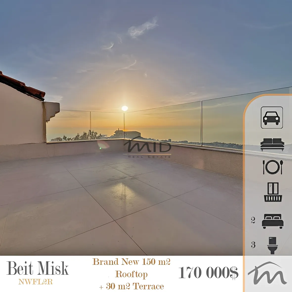 Apartment for sale in Beit misk, lebanon