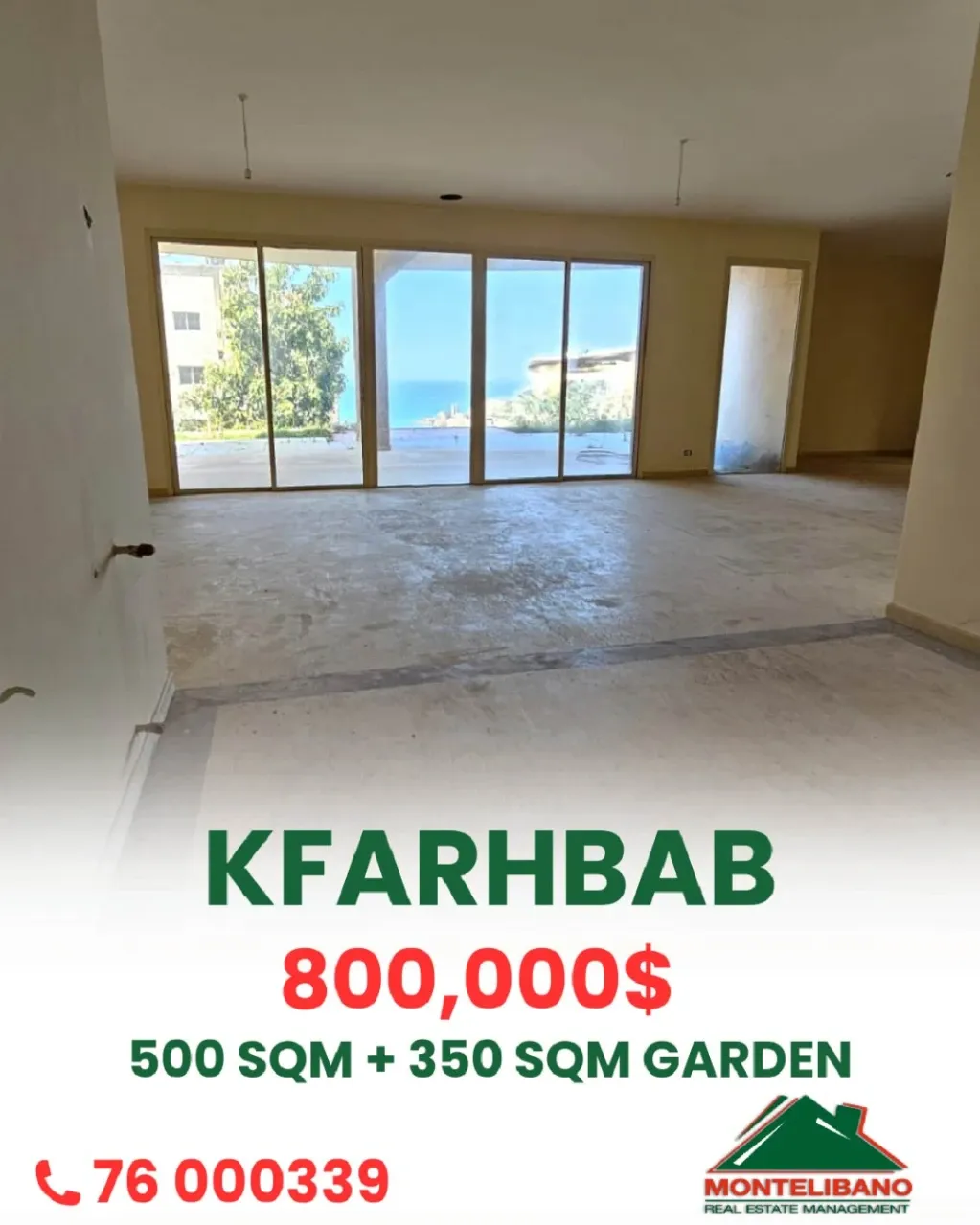 Apartment for sale in Kfar Hbab, Lebanon - 4 bed, 4 bath