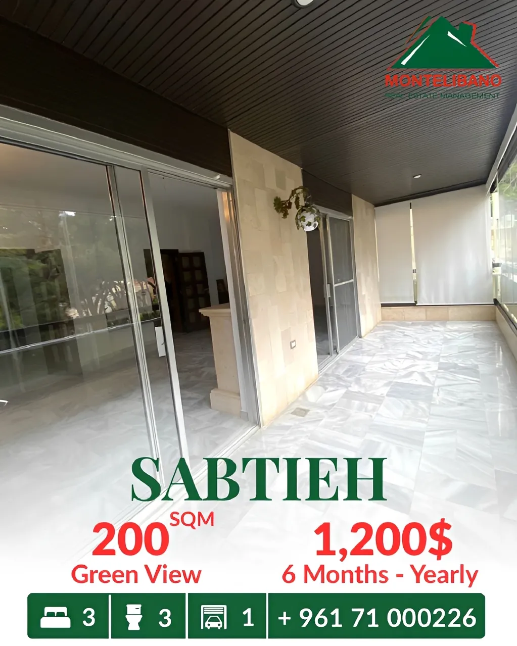 Apartment for rent in Rue 4, Lebanon
