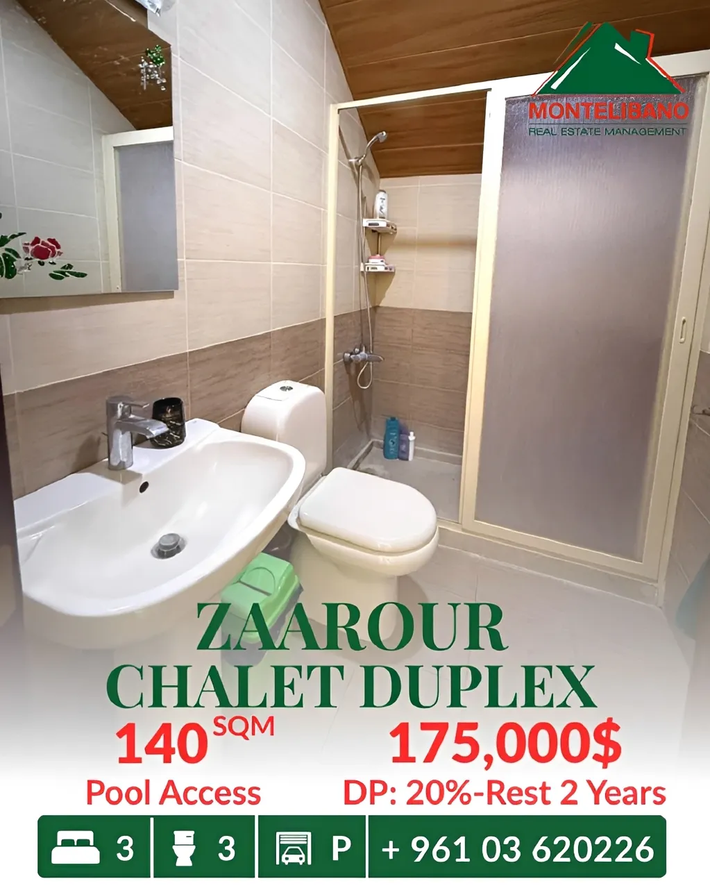 Apartment for sale in Zaarour
