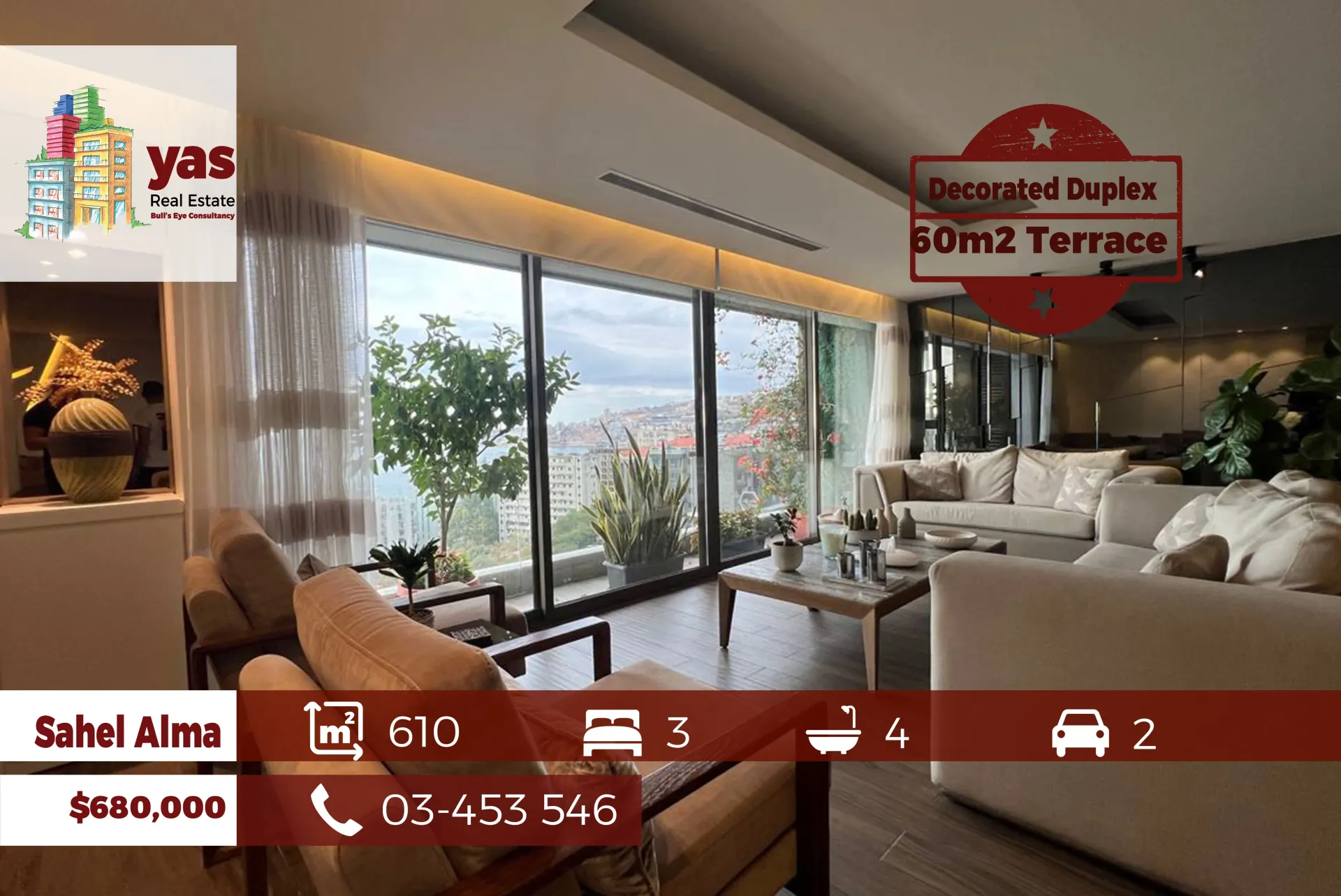 Apartment for Sale in Sahel Alma