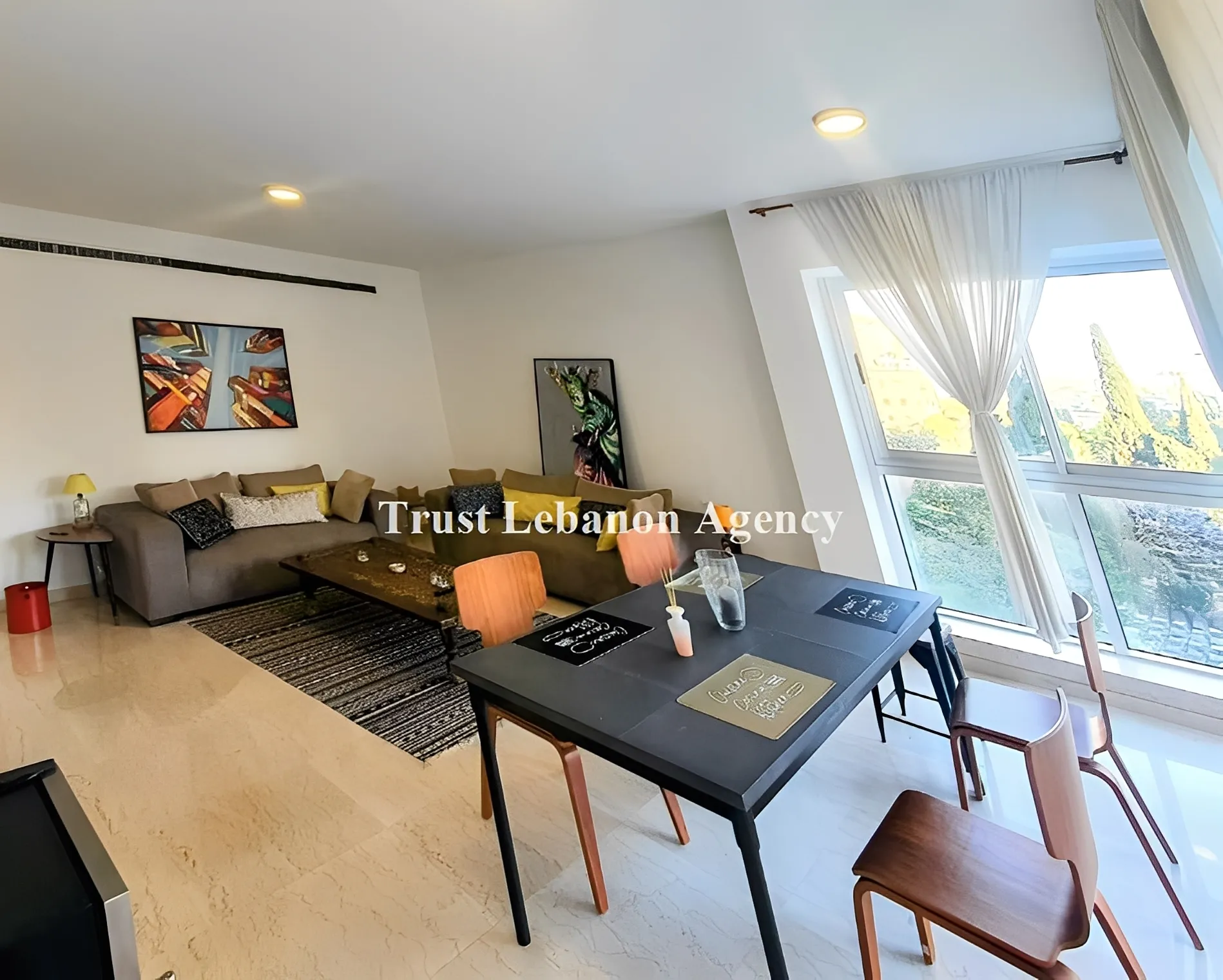 Apartment for Rent in Achrafieh Lebanon - 2 bed, 3 bath