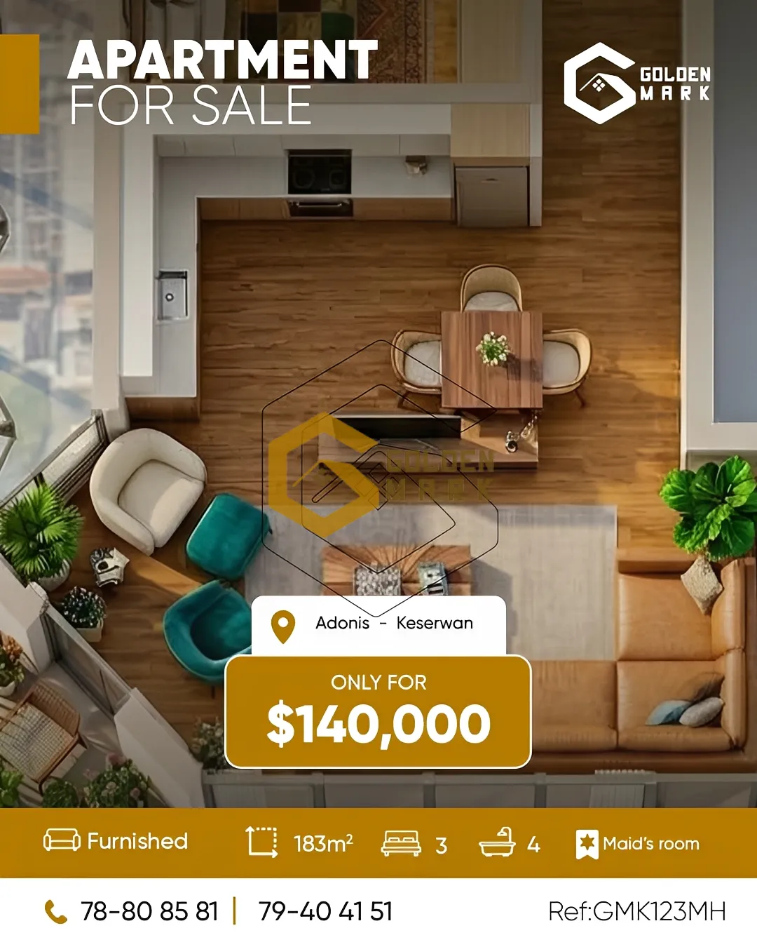 Apartment for Sale in Adonis
