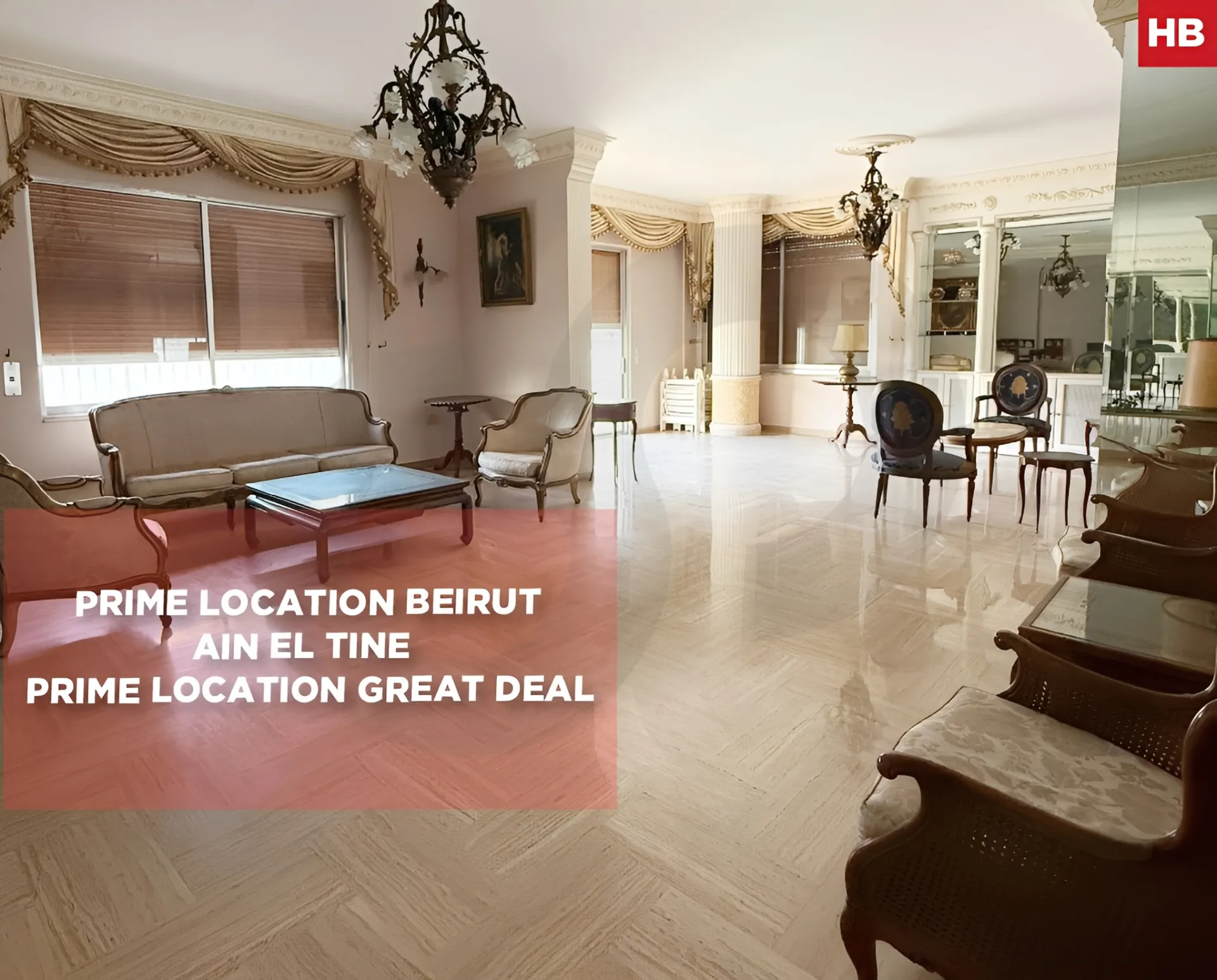 Apartment for Sale in Ain El Tineh, Beirut, Lebanon - 3 bed, 4 bath