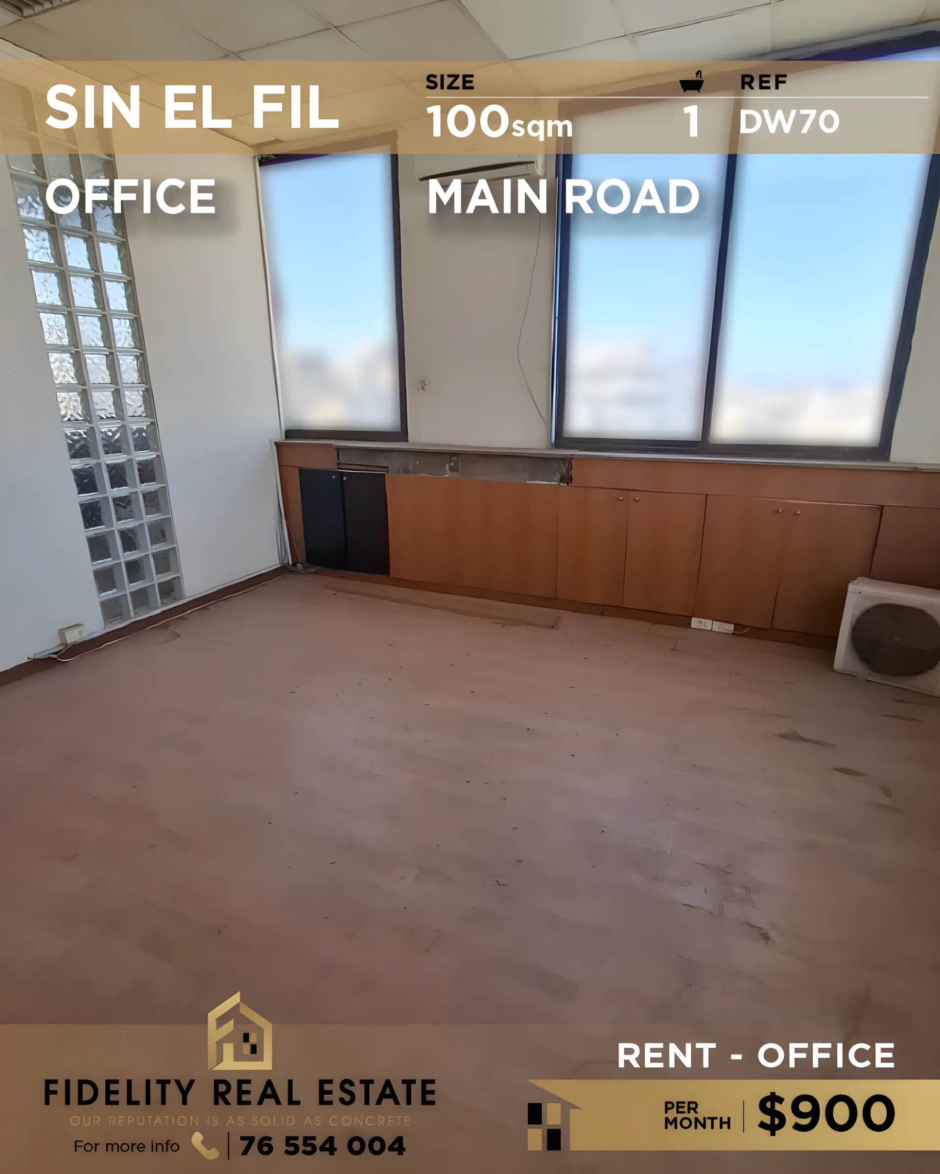 Office for rent in Sin El Fil, Lebanon