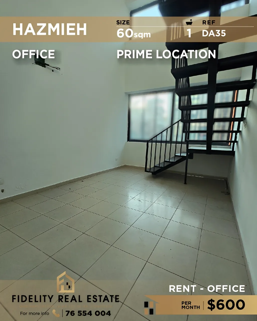 Office for rent in Hazmieh, Lebanon