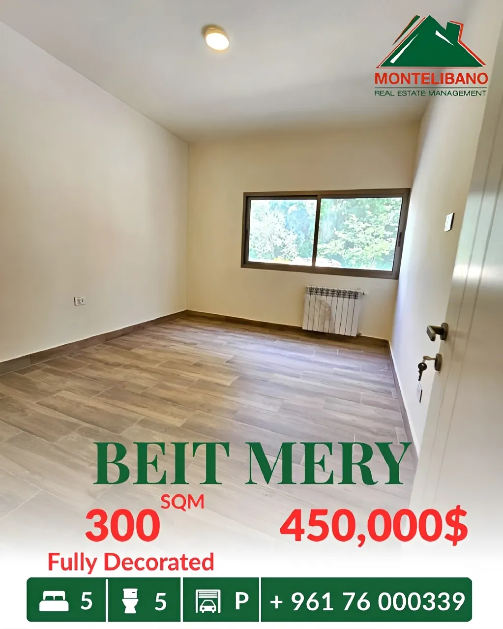 Apartment for sale in Beit Meri, Lebanon