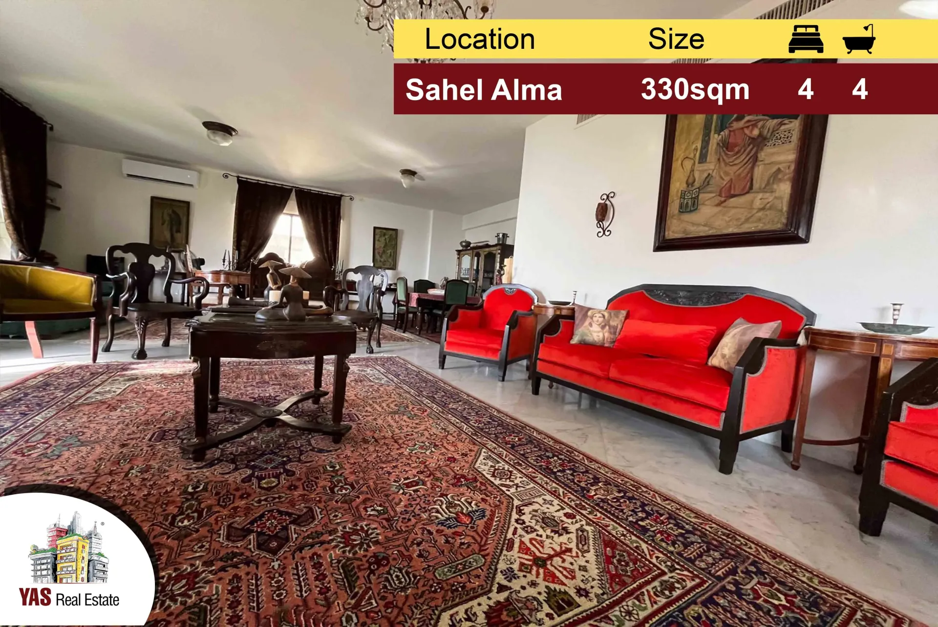 Apartment for Sale in Sahel Alma - 4 bed, 4 bath