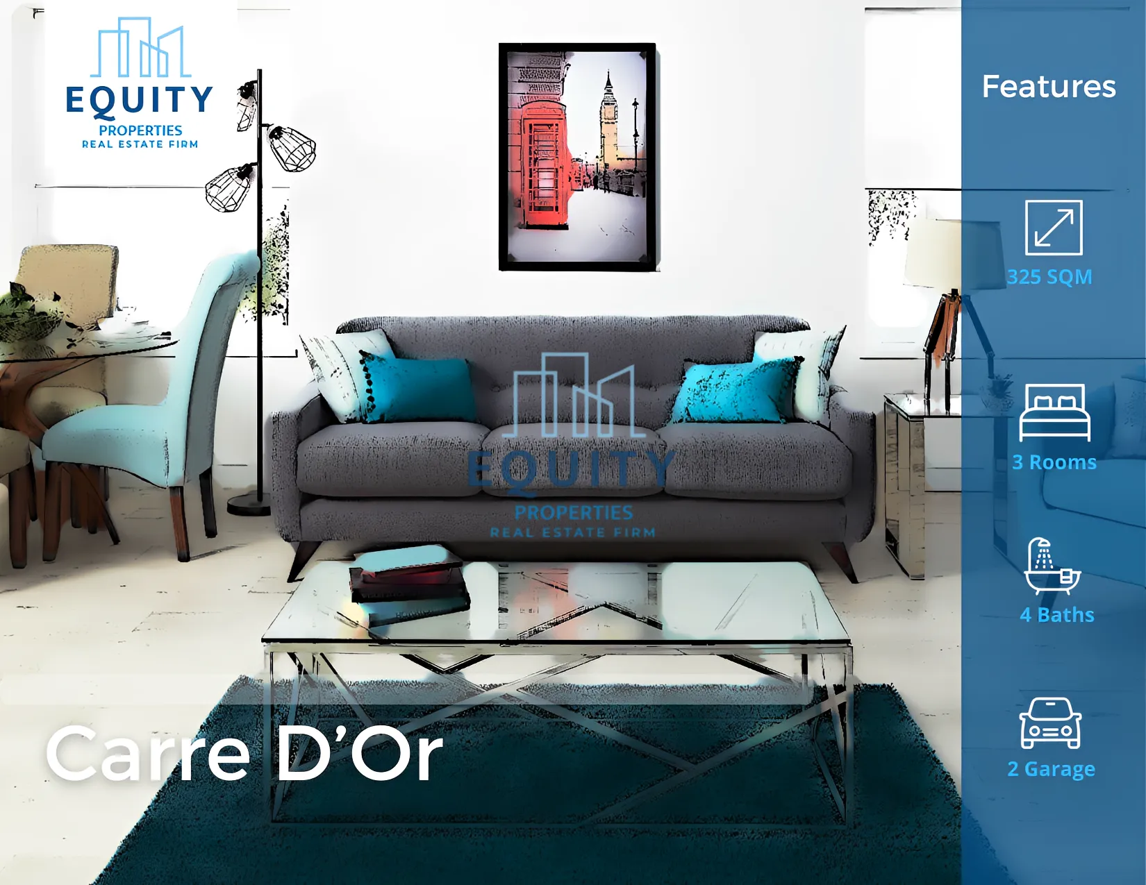 Apartment for Sale in Ashrafieh - 3 bed, 4 bath