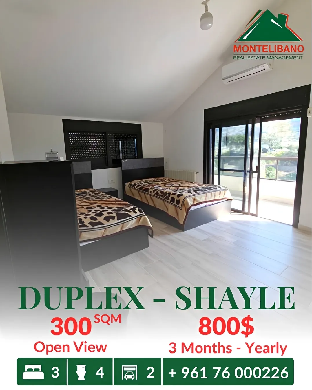 Duplex for rent in Sehayleh, Lebanon