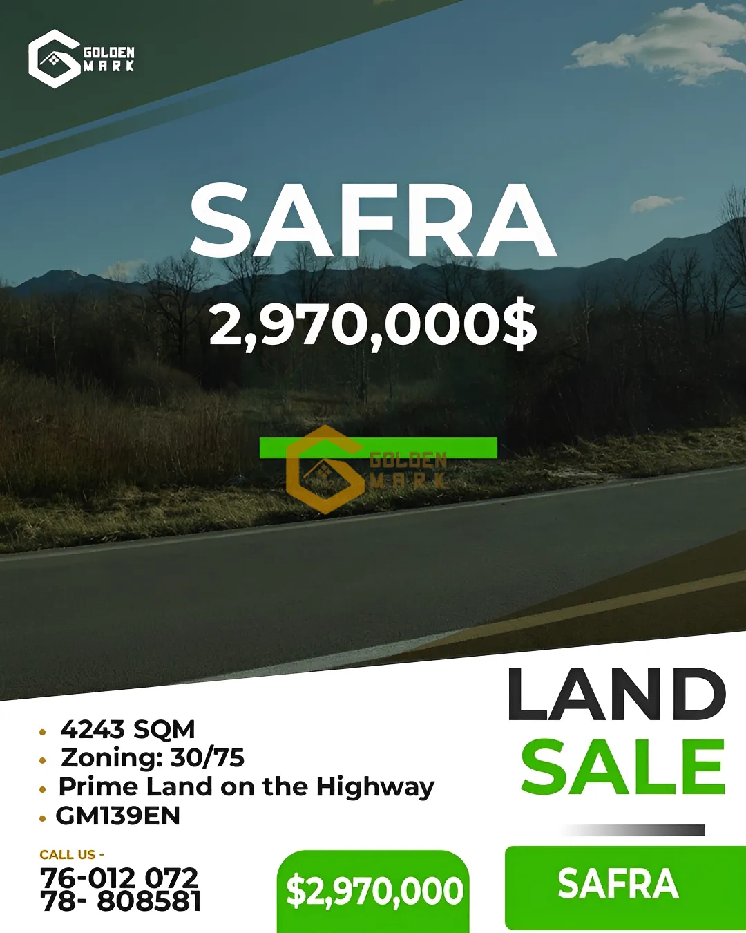 Land for Sale in Safra
