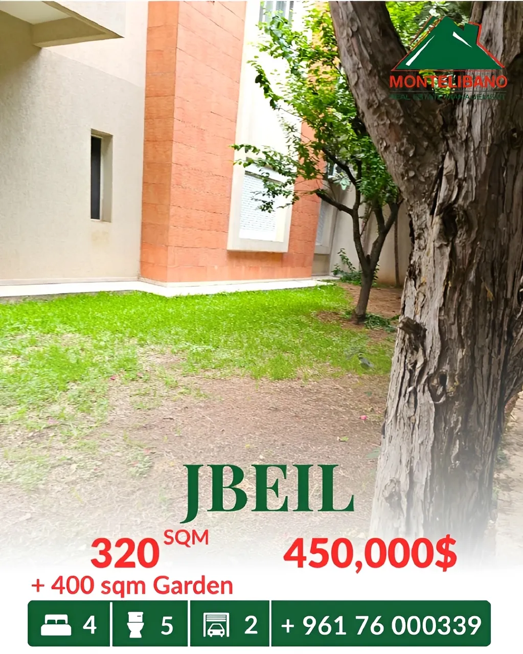 Apartment for sale in Jbeil, Lebanon - 4 bed, 5 bath