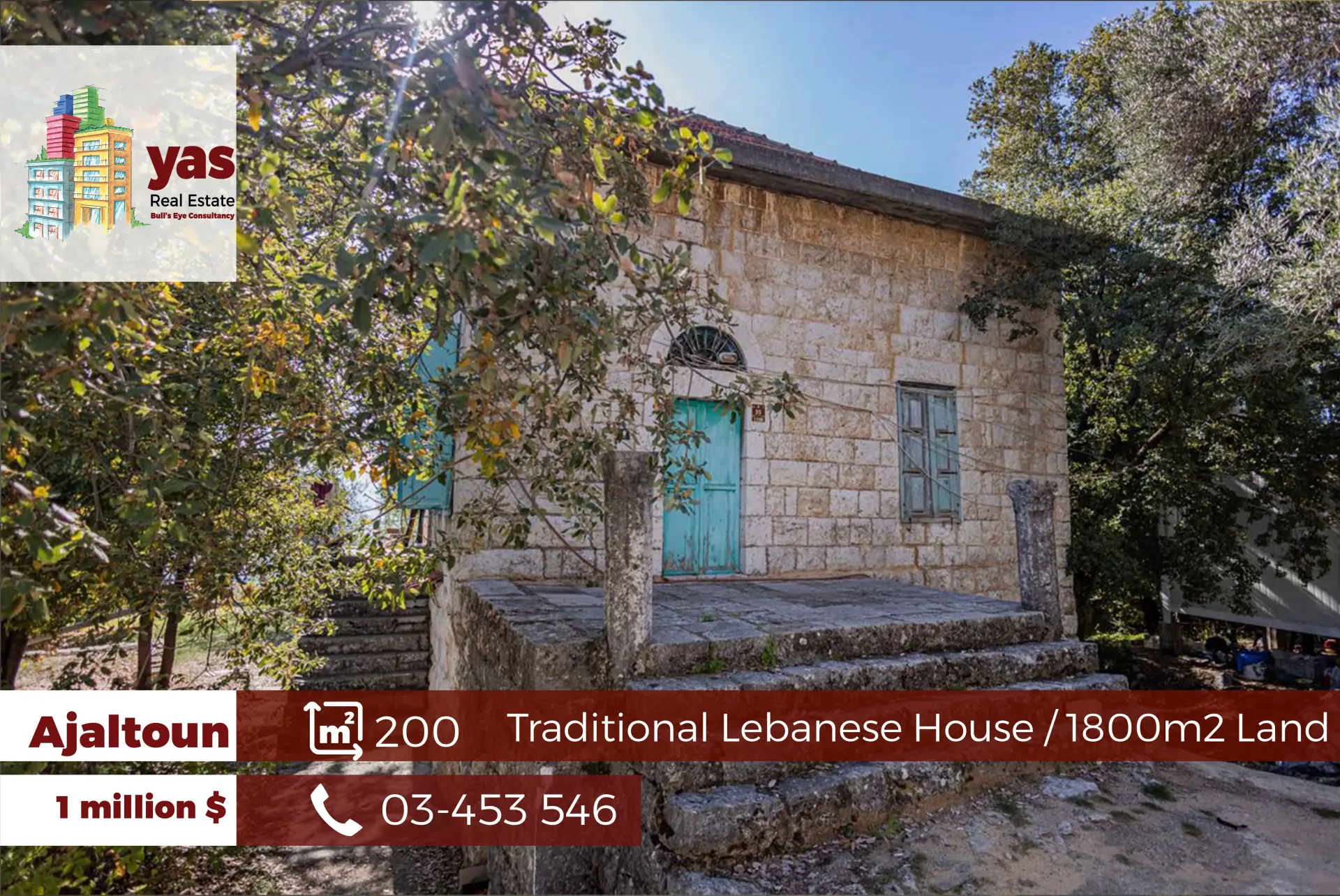 Apartment for Sale in Ajaltoun
